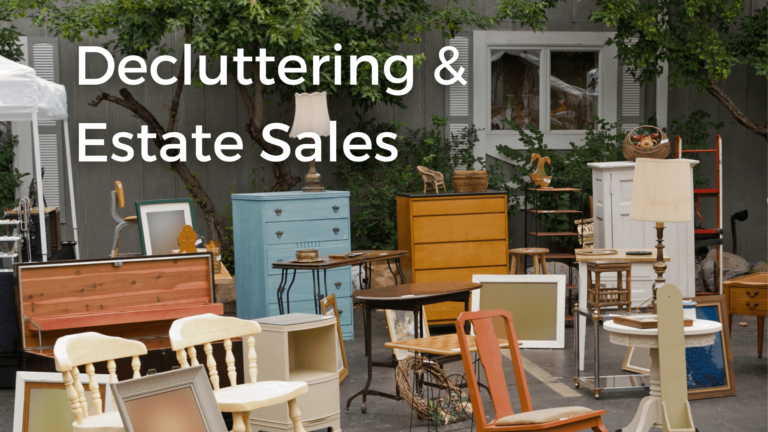 decluttering & estate sales